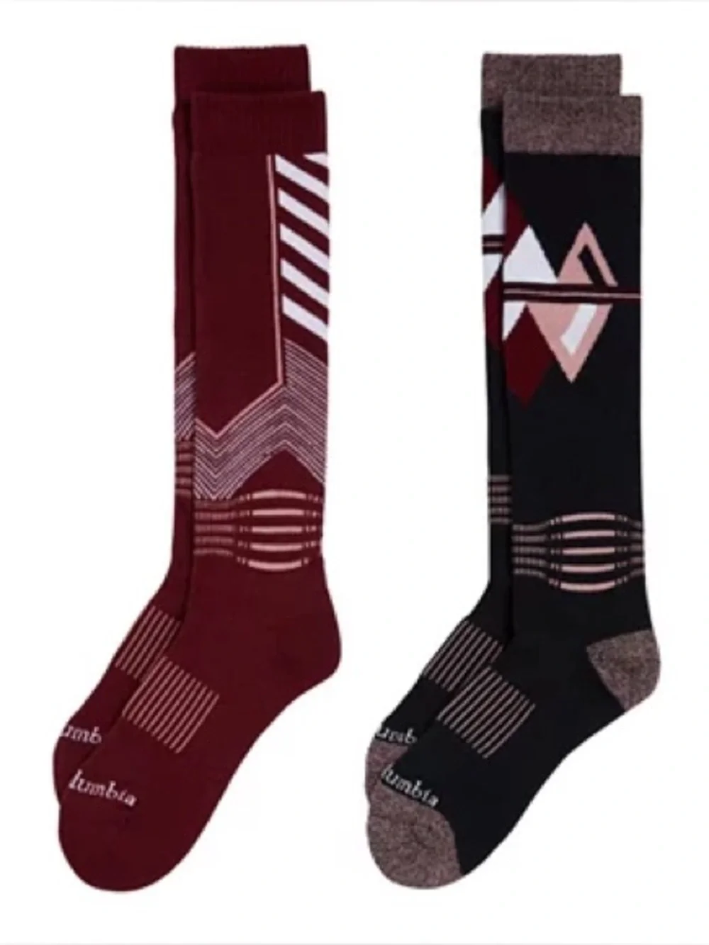 NWT! BUNDLE! 4-pairs of Columbia Thermolite Over The Calf Ski Sock!